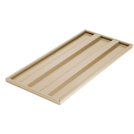 Shelves For 48"Wx24"D Storage Cabinet, Tan, 2 Pack