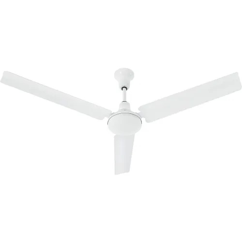 60" Industrial Ceiling Fan, Outdoor Rated, 4 Speed, 7983 CFM, White