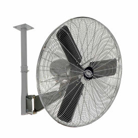 24" Oscillating Industrial Ceiling Mount Fan, 3 Speed, 1/4 HP, 7,525 CFM