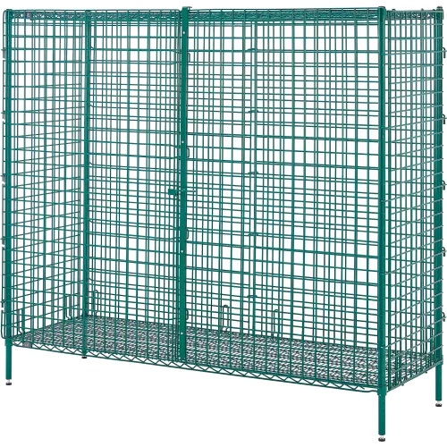Security Unit, Poly-Green, 60"W x 24"D x 66"H