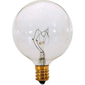 25w Incandescent W/ Candelabra Base, 130v Bulb