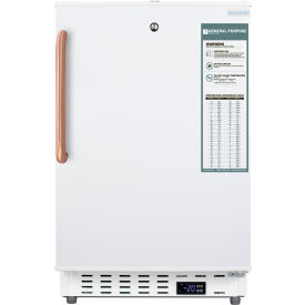 Built-In Vaccine Freezer, ADA Compliant, 19-3/4"W x 22-1/2"D x 31-3/4"H, Copper Handle