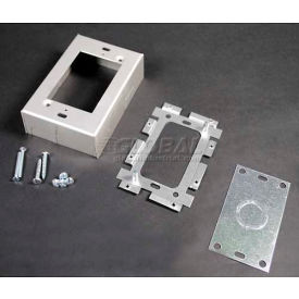 Switch & Receptacle Box, 1-Gang, 120V, 15A, 4-5/8"L
