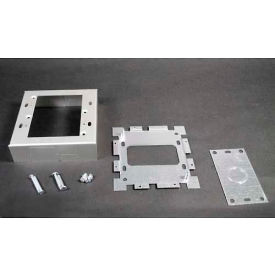 Switch & Receptacle Box, 2-Gang, 120V, 15A, 4-5/8"L