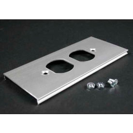 Duplex Receptacle Cover, 6"L