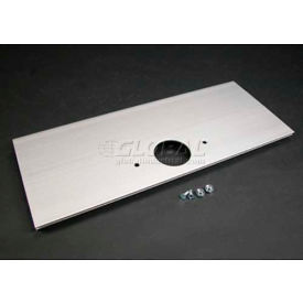 Single Receptacle (1-3/5" Dia) Device Plate, 12"L