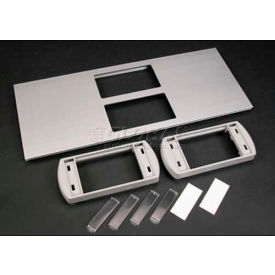 Series II Dual Low Profile Bezel Cover Plate, 2 Bezels, 12"L