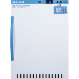 ADA Vaccine Refrigerator, 24-3/8"W x 24-3/8 "D x 32-1/2"H, Solid Door, Wire Shelf
