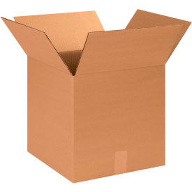 Cube Cardboard Corrugated Boxes, 14"L x 14"W x 14"H, Kraft