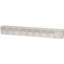 Tip Out Storage Bin - 9 Compartments White
