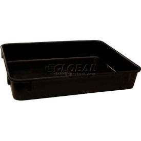 Molded Fiberglass Fibrestat ESD Nesting Box, 12-3/8"L x 9-3/4"W x 2-1/8"H, Black