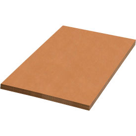 Single Wall Corrugated Sheets, 96"L x 48"W, Kraft