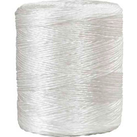 Polypropylene Tying Twine, 1 Ply, 5500'L, 210 Lbs. Tensile Strength, White