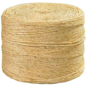 Sisal Twine, 1 Ply, 3000'L, 190 Lbs. Tensile Strength, Natural