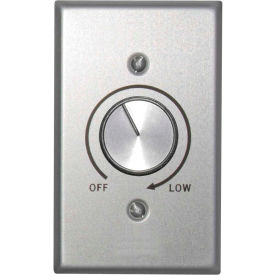 Variable Speed Control Switch For 2 Fans, Silver