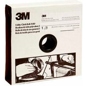 Utility Cloth Roll, 2 W x 50 Yd, Aluminum Oxide, P100 Grit