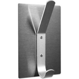 2 Hook Magnetic Coat Holder, 4"W x 6"H