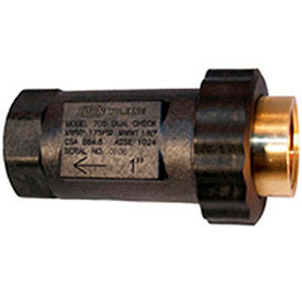 3/4 In. Union FNPT x FNPT Dual Check Valve - 175 PSI - Lead-Free