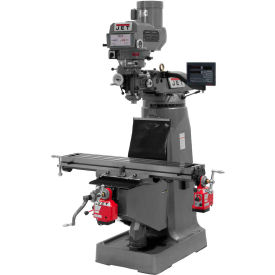 691203 JTM-4VS Milling Machine with 3-Axis Newall DP700 DRO Quill, X & Y-Axis Powerfeeds, 3 HP