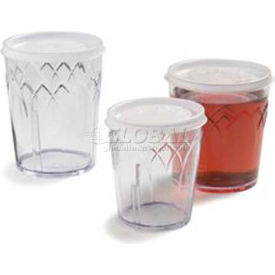 Translucent Lid W/Straw Slot Fits DXFT1607, 1000/Cs, Clear