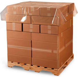 Poly Pallet Top Sheets, 54"W x 60"L, 1.5 Mil, Clear, 250/Roll
