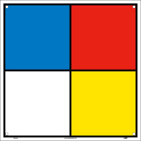 Hazardous Materials Systems Label, 10-1/2" x 10-1/2", 1 Each
