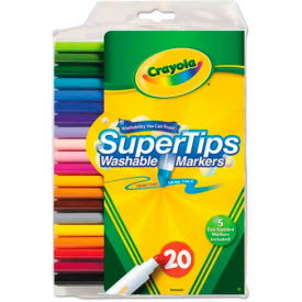 Washable Super Tips Markers with Silly Scents, Assorted, 20/Set
