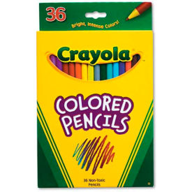 Short Barrel Colored Woodcase Pencils, 3.3 mm, 36 Assorted Colors/Set