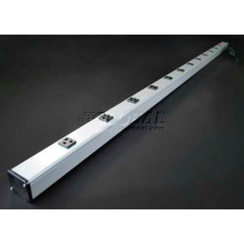 Power Strip with Lighted Switch, 12 Outlets, 15A, 6' Cord