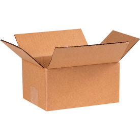 Cardboard Corrugated Boxes, 8"L x 6"W x 4"H, Kraft