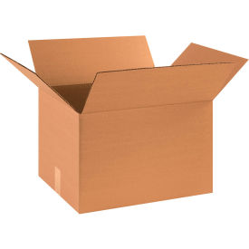 Cardboard Corrugated Boxes, 18"L x 14"W x 12"H, Kraft