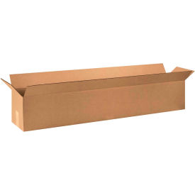 Long Cardboard Corrugated Boxes, 48"L x 8"W x 8"H, Kraft
