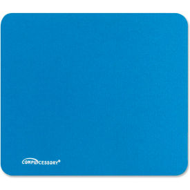 Economy Mouse Pad, Non-Skid Rubber Base, Blue