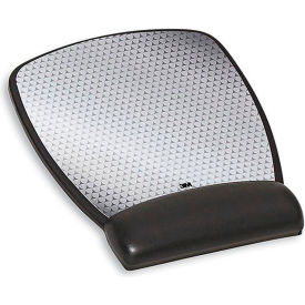 Gel Mouse Pad Wrist Rest with Antimicrobial Product Protection, Black