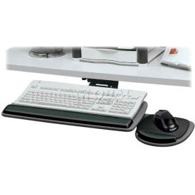 Standard Keyboard Tray, 17-1/4" to 17-3/4" Track Length, Black