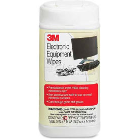 Premoistened Anti-Static Cleaning Wipes, 75/Pack - MMMCL610