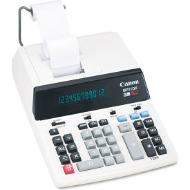 12-Digit Calculator, 2 Color Printing, Sales Tax Key, 9-1/8" X 12" X 3", White
