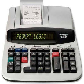14-Digit Calculator, Thermal Printing, 8-1/2" X 12" X 3-1/2", Grey