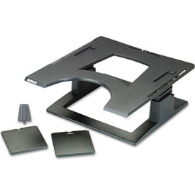 Ergonomic Notebook Riser with Adjustable Height, Black