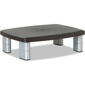 Adjustable Monitor Stand, Black/Silver