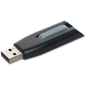 Store 'n' Go V3 USB 3.0 Flash Drive, 32 GB, Gray