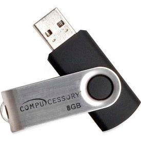 Password Protected USB 2.0 Flash Drive, 8 GB, Black
