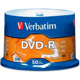 DVD-R, 16X Speed, 4.7GB, For Recorders/Drives, Branded, 50/Pk