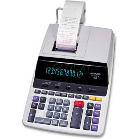 12-Digit Calculator, 2 Color Printing, 8-1/4" X 11-1/3" X 2-1/5", White