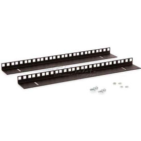 9U Wall Mount Vertical Rail Kit - Cage Nut