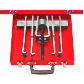 Urrea Straight Jaw Puller Set, 10 Ton, 2-Way 6 Jaws, 12 Pieces