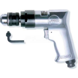 Pistol Grip Air Drill, Standard Keyed, 1/2" Chuck, 500 RPM