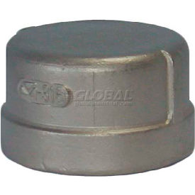 3" Class 150, Cap, Stainless Steel 304