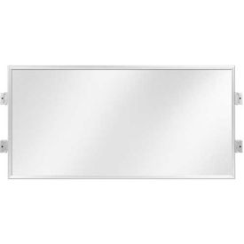 Slim Frame with Hinged Connection, 48" x 24", Satin Aluminum