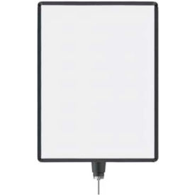 Vertical Drum Top Post Sign Frame, 22" x 28", Matte Black